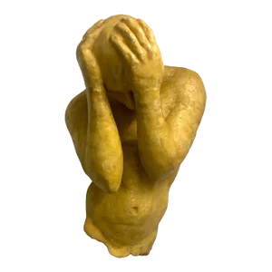 Late 20th Century Rare Wax Sculpture by John Kalymnios