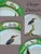 Chelsea House Bird Decorative Plate-Green Gold-Chinoiserie Wall Decor-Porcelain For Sale - Image 9 of 11