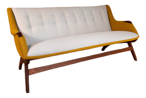 Vintage Three-Seater Teak Sofa, 1960s