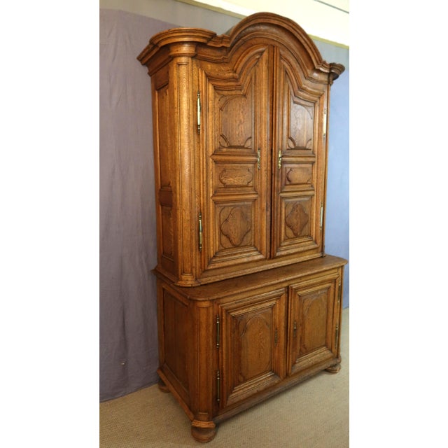 18th Century Oak 2-Body Buffet For Sale - Image 11 of 13