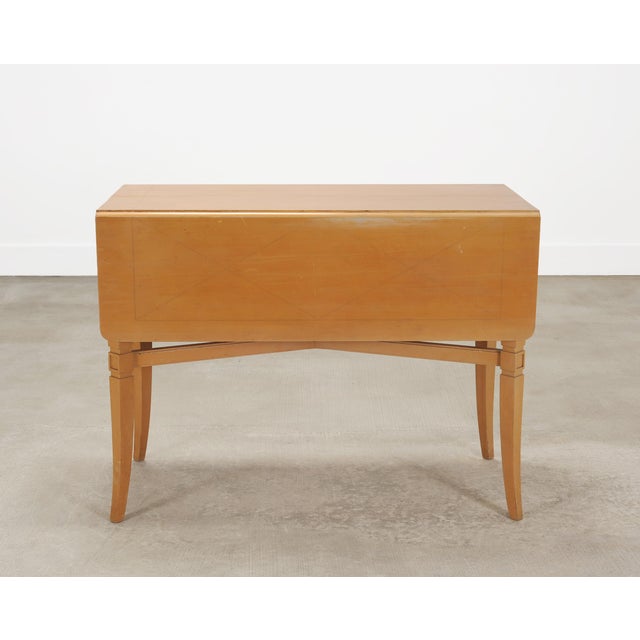 Tommi Parzinger for Charak Mahogany Danbury Extend Dining Table For Sale - Image 17 of 18