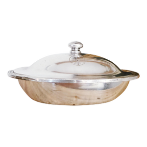 Vintage Silver Plated Lidded Bowl From the Arrowhead Springs Hotel in California