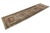 Antique Heriz Serapi Runner Rug, Muted Blue and Sage Wool Corridor Rug For Sale - Image 9 of 9
