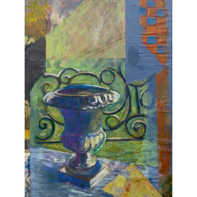 Contemporary "French Vase" Contemporary Collage Print by Martha Holden For Sale - Image 3 of 4