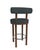 Collector Modern Moca Bar Chair in Safire 10 Fabric and Smoked Oak by Studio Rig For Sale - Image 4 of 7