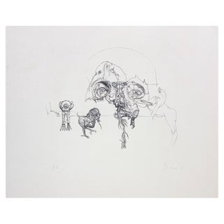 Miodrag Djuric (Dado), Untitled, 1968, Original Lithograph For Sale