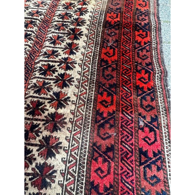 Turkmen Baluch Rug, 1930s For Sale - Image 4 of 18