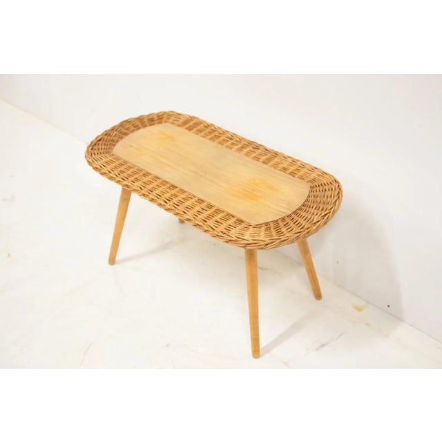 Very good condition. Production probably ULUV and Morkovice, former Czechoslovakia. Thoroughly cleaned. Stool is H33W60D30...