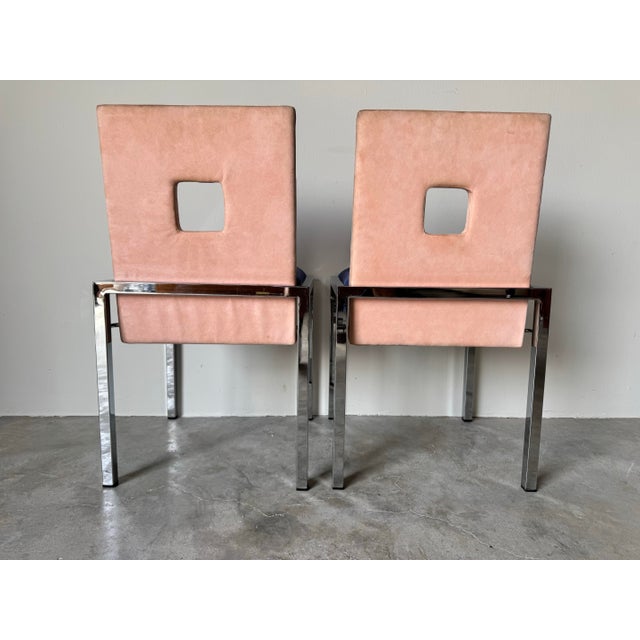 Postmodern 1980s Italian Postmodern Saporiti Accent Chairs – A Pair For Sale - Image 3 of 12