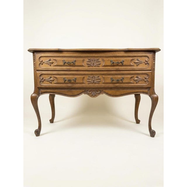 Antique Country French Oak Commode For Sale - Image 6 of 6