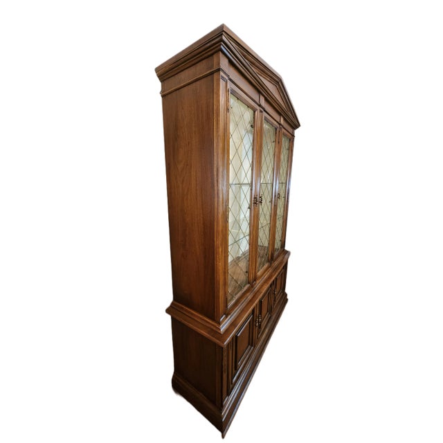 Tuscan 1967 Di Moda by Drexel Italian Neoclassical Tuscan Style Cabinet – Timeless Elegance for the Refined Collector For Sale - Image 3 of 12
