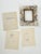 Drawing/Sketching Materials Vintage 1960's Portrait Sketch of Michelangelo in Coquillage Frame For Sale - Image 7 of 12