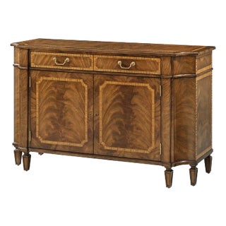 Traditional English Small Sideboard For Sale