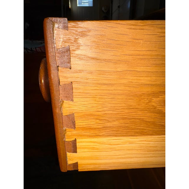 1950s Solid Walnut China Cabinet For Sale In Kansas City - Image 6 of 12