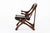 Senal Mid Century Rosewood & Black Leather Folding Lounge Chair by Don Shoemaker For Sale - Image 4 of 14