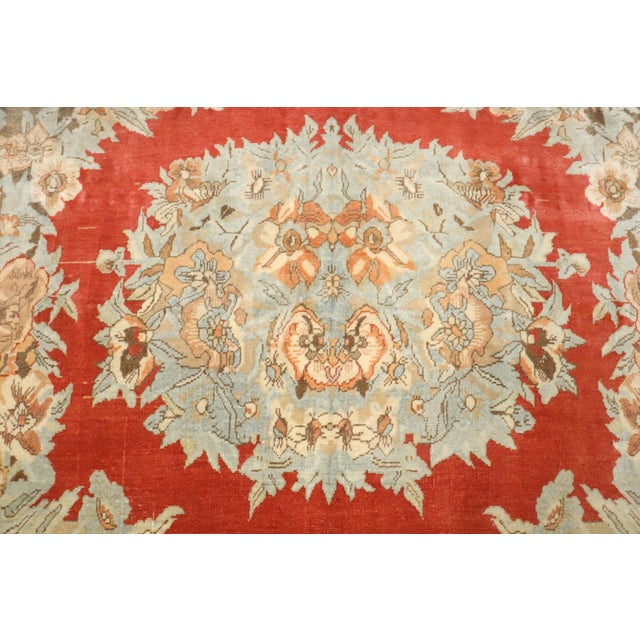 Early 20th Century Antique Zabihi Collection Turkish Sivas Small Rug - 3'4" x 4'9" For Sale - Image 5 of 8