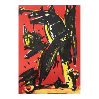 1988 Max Kaminski, Original Lithograph N4-1, Noise For Sale