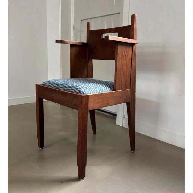 Beautiful, modernist art deco armchair, the netherlands, 1930s its design and details are really striking. An object on...