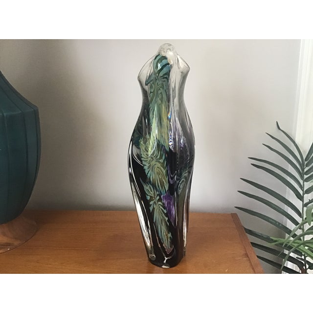 Modern 2000s Signed David Lotton Art Glass Vase For Sale - Image 3 of 12