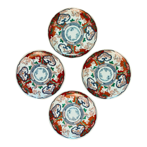 Mid 20th Century Georges Briard “Heirloom” Small Plates- Set of 4