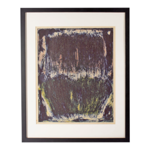 “Conflict” Abstract Aquatint Print Signed by Joan Farrar