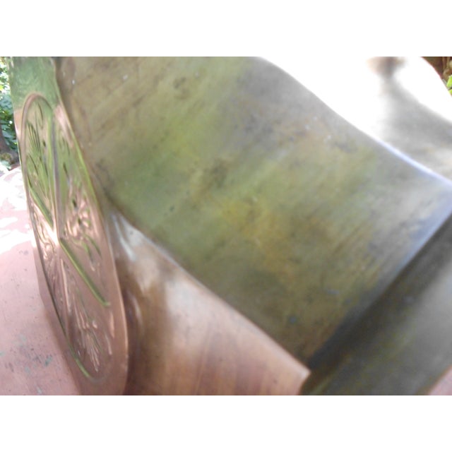 Antique Lidded Box in Brass Sheet with Embossing, 1890s For Sale - Image 15 of 18