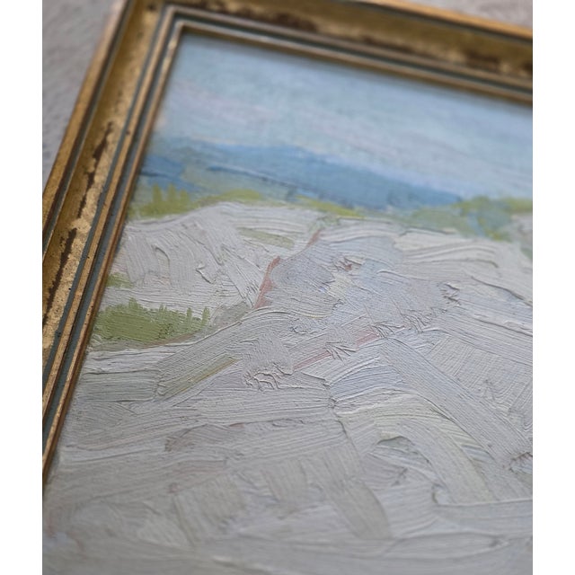 Early 20th Century Impasto Impressionist Beach Scene, Framed For Sale - Image 4 of 5