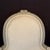 French Antique French Louis XVI Carved and Painted Bergère Armchairs -a Pair For Sale - Image 3 of 12