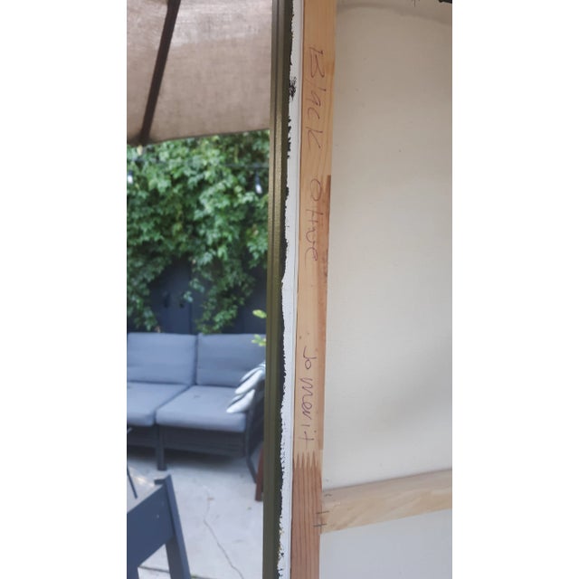 Abstract 2013 "Black Olive" Modernist Style Abstract Acrylic Painting by Jo Merit For Sale - Image 3 of 8