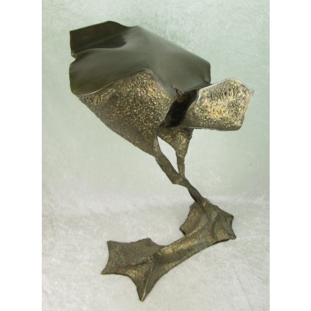 1975 Rogelio Madero De La Pena Bronze Sculpture "Campana en El Norte" For Sale - Image 9 of 18