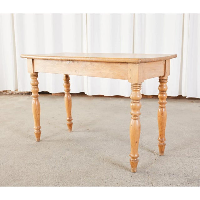 19th Century 19th Century Country French Fruitwood Farmhouse Console Table For Sale - Image 5 of 13