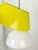 Mid-Century Modern Italian Yellow & White Pendant Lamp, 1960s For Sale - Image 12 of 15