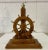 Brown Vintage 1970s Nautical Ships Wheel Wood Table Lamp For Sale - Image 8 of 8