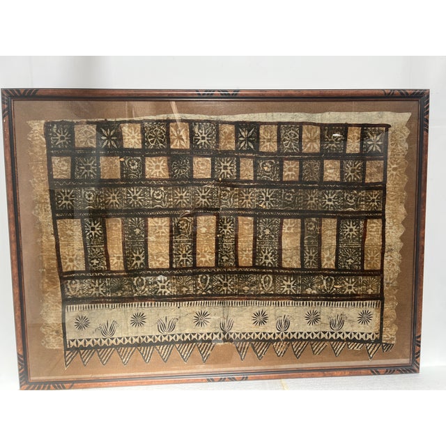 Large Decorative Panel with Polynesian Motif, 1900s For Sale - Image 6 of 12