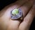 Late 20th Century Rare 8.95ct Natural Chrysoberyl Cat's Eye 2.60ct Diamond Platinum Ring Size 6.5 For Sale - Image 12 of 18