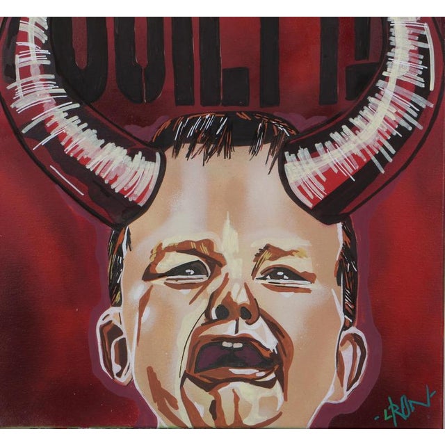 L:Ron, Guilty, 2023, Mixed Media For Sale - Image 4 of 6