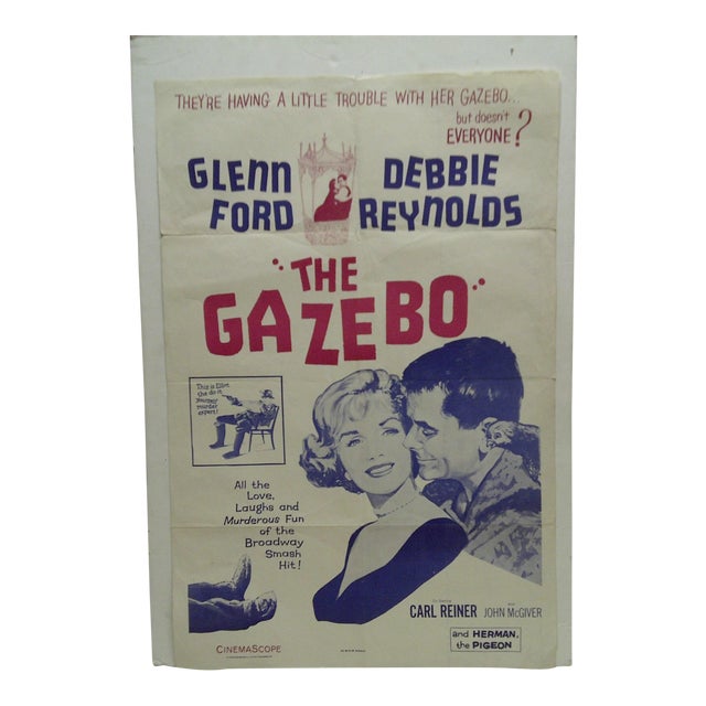 The Gazebo Starring Glenn Ford & Debbie Reynolds Movie Poster Chairish