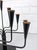 Metal Seven-Arm Candelabras by Gunnar Ander for Ystad Metall, Sweden, 1950s, Set of 2 For Sale - Image 7 of 13