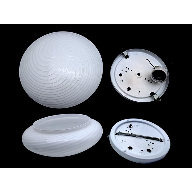 1980s Murano Glass Ceiling Lamp, 1980s For Sale - Image 5 of 8