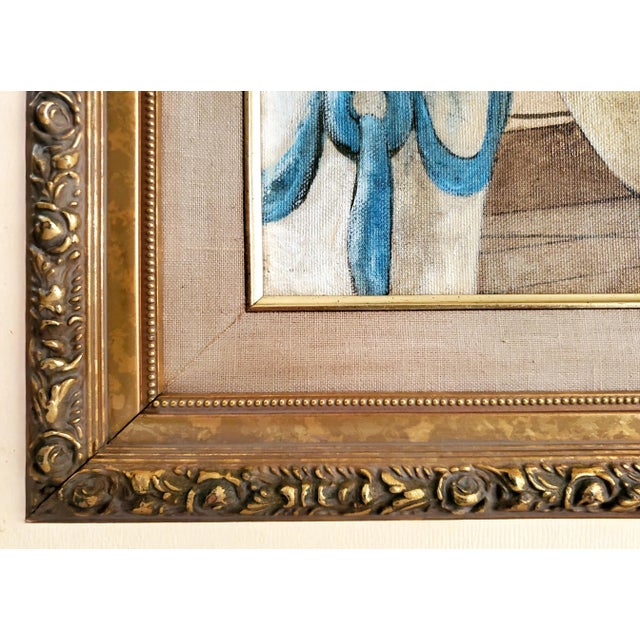Painting Trompe l'Oeil Roman Scene - Large For Sale - Image 11 of 15