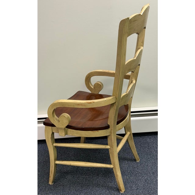Late 20th Century Hooker Furniture Ladderback Dining Chairs - Set of 8 For Sale In New York - Image 6 of 12