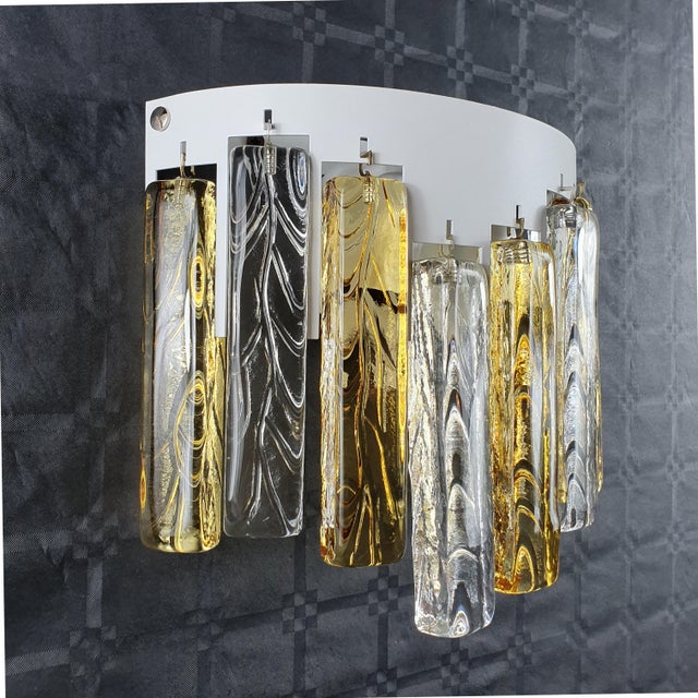 Wall Sconce in Murano Glass, Italy, 1972 For Sale - Image 3 of 6