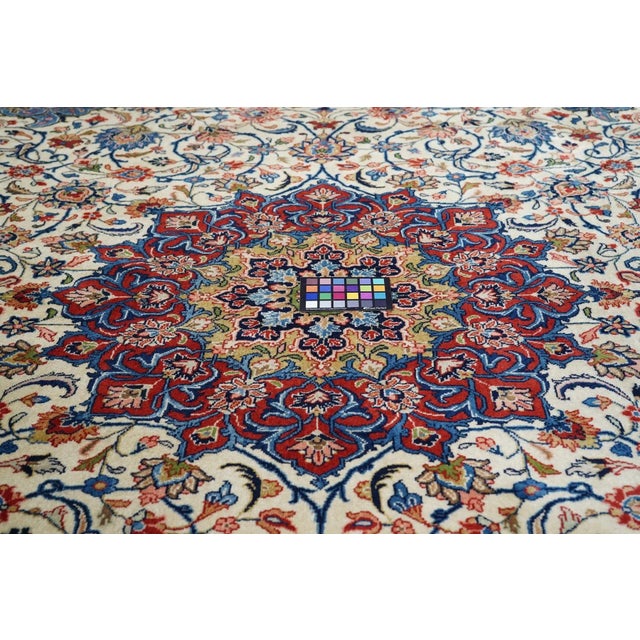 Vintage Sarouk Rug 8'2'' X 12'5'' For Sale - Image 10 of 12