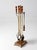 Brass Vintage Hollywood Regency Brass Fireplace Tools Set With Wood Handles For Sale - Image 8 of 18