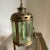 Metal Large Brass and Glass Hall Lantern For Sale - Image 7 of 13