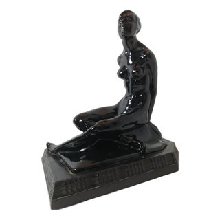 Figurative Ceramic Sculpture by Riccardo Gatti, Faenza, Italy, 1930s For Sale