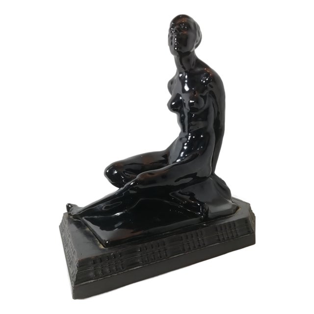 Figurative Ceramic Sculpture by Riccardo Gatti, Faenza, Italy, 1930s For Sale