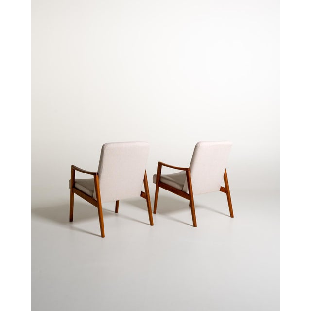Scandinavian Teak Lounge Cairs, 1950s, Set of 2 For Sale - Image 3 of 11