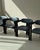 Pamplona Dining Chairs and Table in Petrol Leather by Augusto Savini for Pozzi, Italy, 1970, Set of 7 For Sale - Image 4 of 18