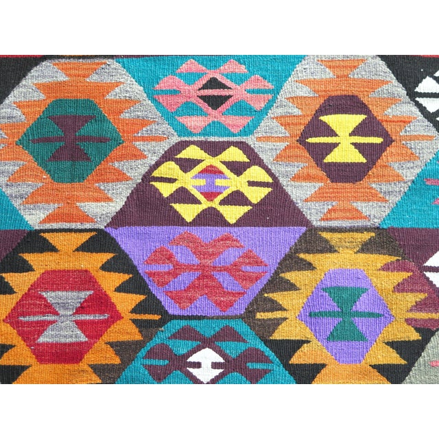 Mid 20th Century Turkish Boho Kilim Handmade Area Rugs For Sale - Image 11 of 13